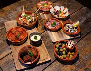 tapas cooked at your own home